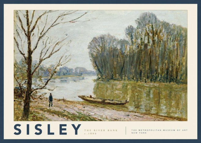 Sisley The River Bank II No3 - Poszter
