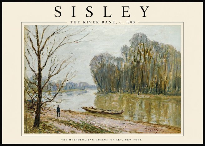 Sisley The River Bank II No5 - Poszter