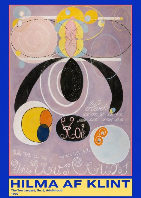 Hilma af Klint The Ten Largest, No. 6, Adulthood No3 - Poszter