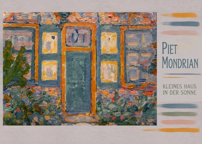 Piet Mondrian Kleines Haus in Der Sonne II No4 - Poszter