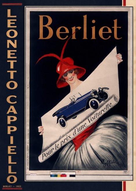 Leonetto Cappiello Berliet - Pour Le Prix D'une Voiturette No3 - Poszter