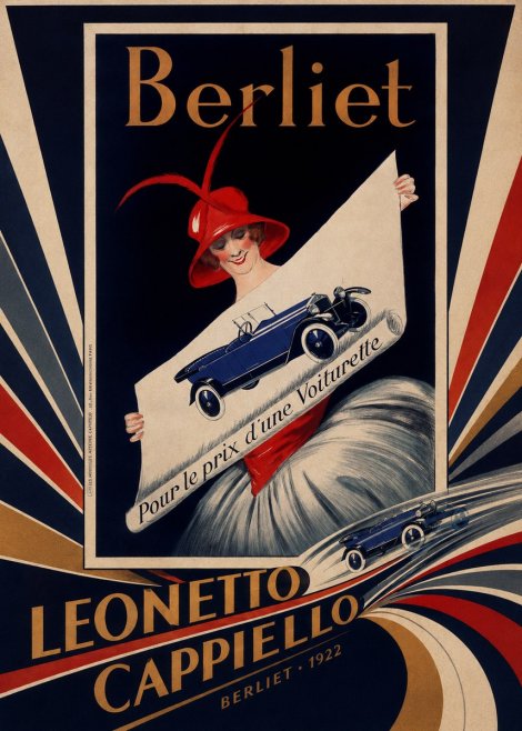 Leonetto Cappiello Berliet - Pour Le Prix D'une Voiturette No5 - Poszter