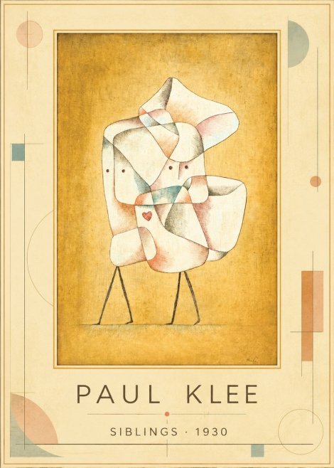 Paul Klee Siblings No1 - Poszter