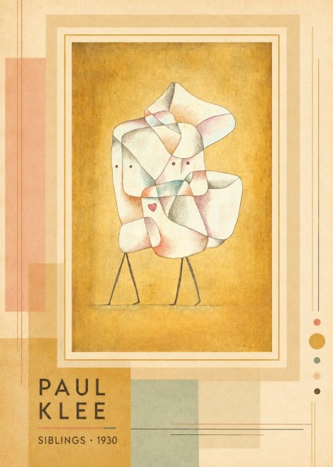 Paul Klee Siblings No3 - Poszter