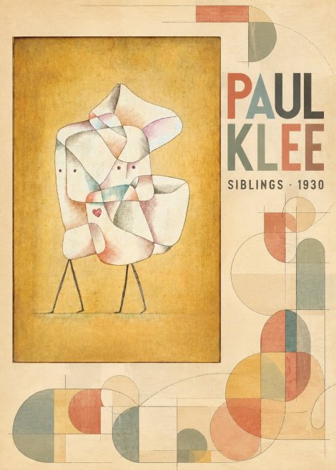 Paul Klee Siblings No6 - Poszter