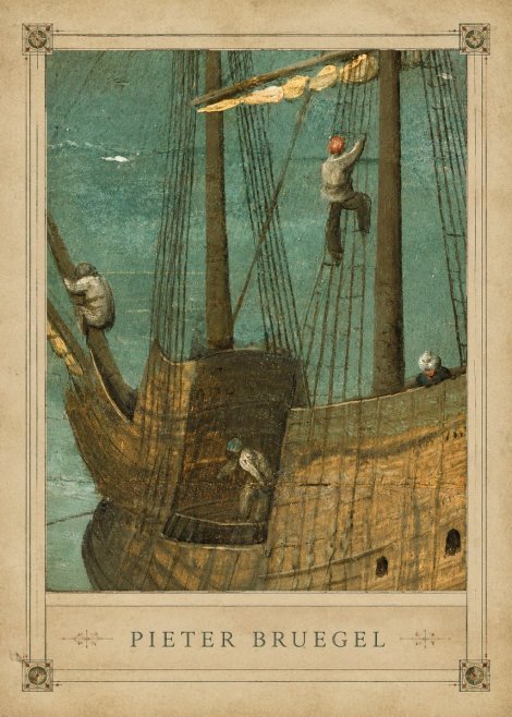 Pieter Bruegel The Ship No2 - Poszter