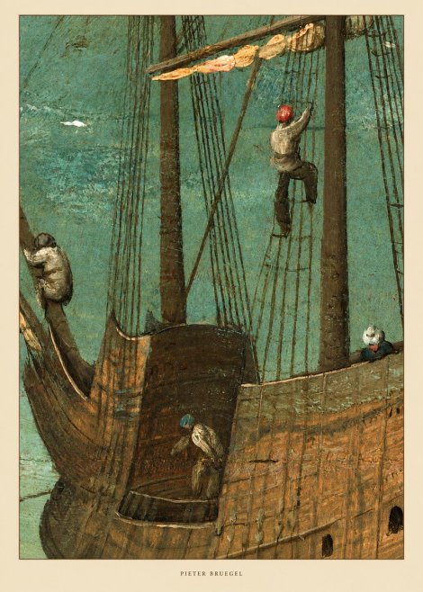 Pieter Bruegel The Ship No5 - Poszter