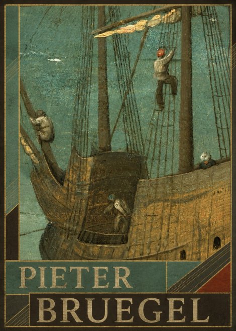 Pieter Bruegel The Ship No6 - Poszter