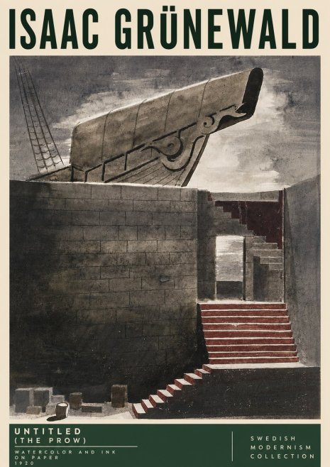 Isaac Grünewald Untitled (the Prow) No5 - Poszter