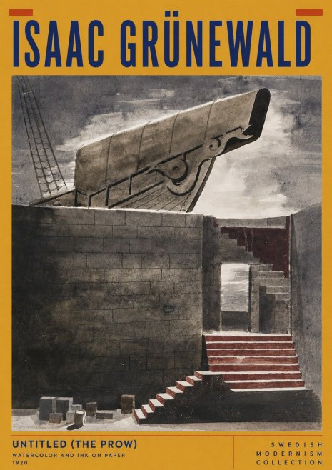 Isaac Grünewald Untitled (the Prow) No6 - Poszter