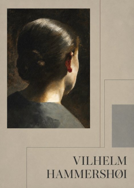 Vilhelm Hammershøi Woman from Behind No4 - Poszter