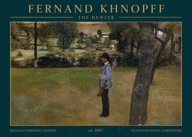 Fernand Khnopff The Hunter No3 - Poszter