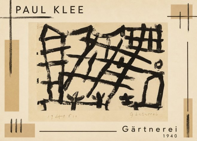 Paul Klee Gärtnerei No1 - Poszter