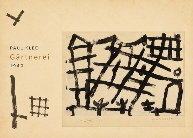 Paul Klee Gärtnerei No2 - Poszter