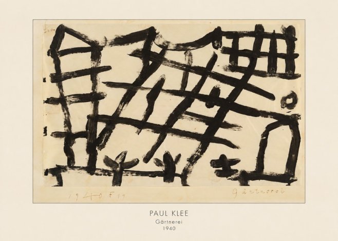Paul Klee Gärtnerei No4 - Poszter