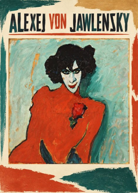 Alexej von Jawlensky Woman with Red Rose No3 - Poszter