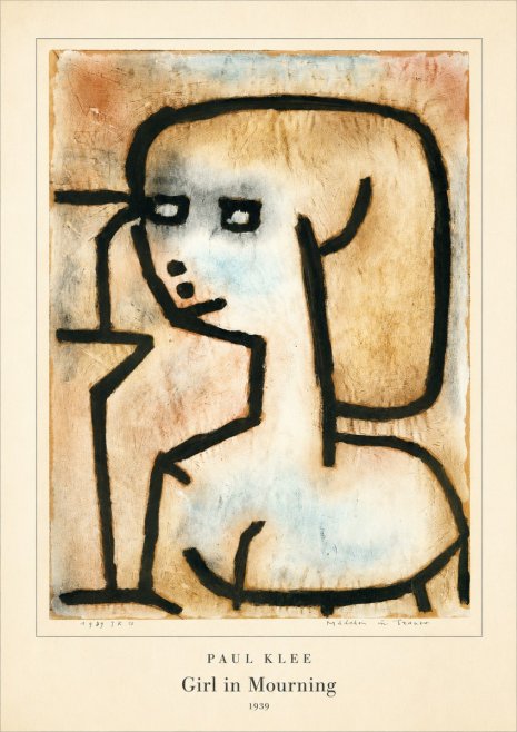Paul Klee Girl in Mourning No4 - Poszter