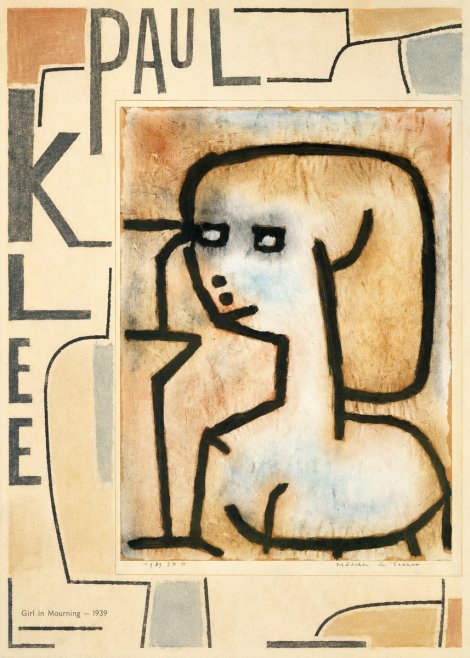 Paul Klee Girl in Mourning No5 - Poszter