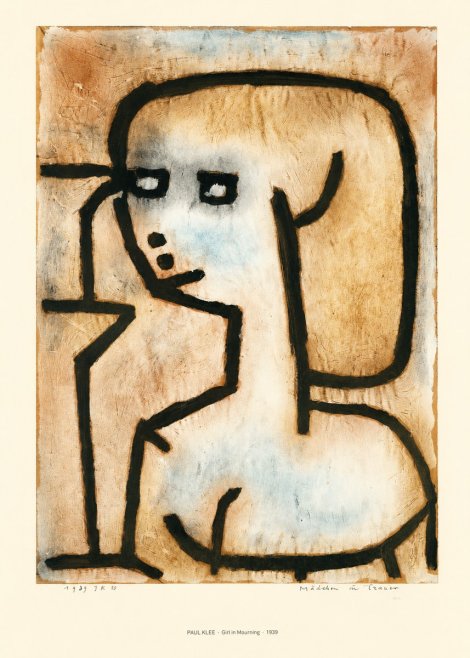 Paul Klee Girl in Mourning No6 - Poszter