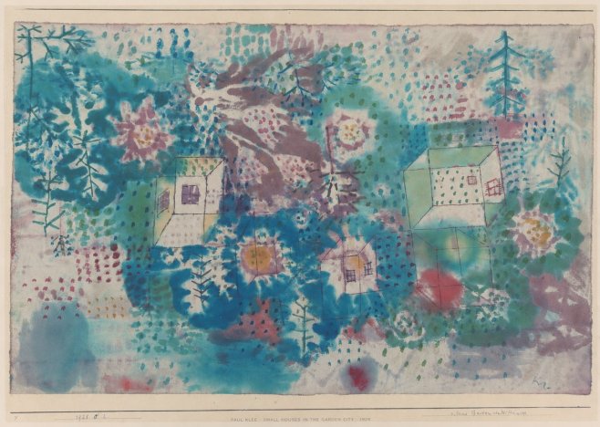 Paul Klee Small Houses in the Garden City No4 - Poszter