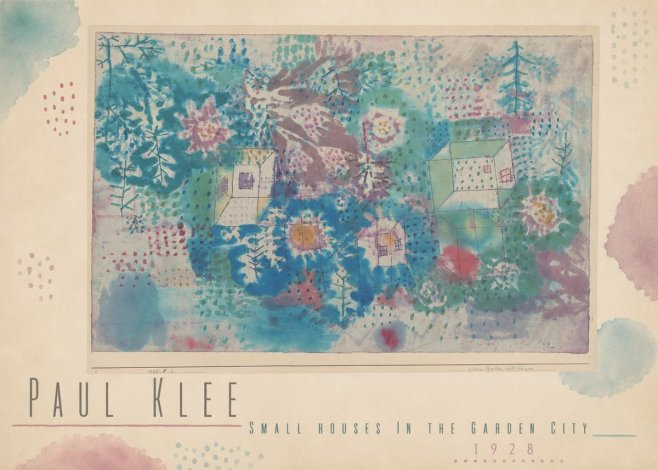 Paul Klee Small Houses in the Garden City No5 - Poszter