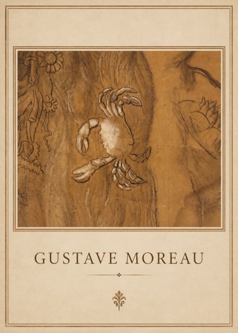 Gustave Moreau Crab Study No1 - Poszter