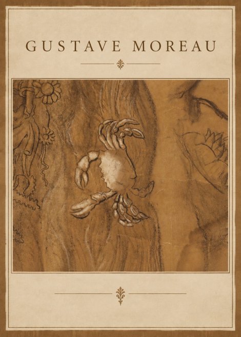 Gustave Moreau Crab Study No2 - Poszter