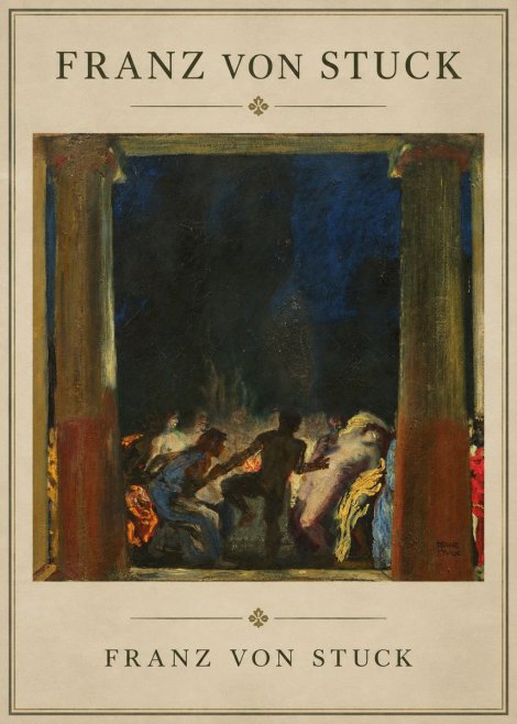Franz von Stuck Bacchic Revel No1 - Poszter