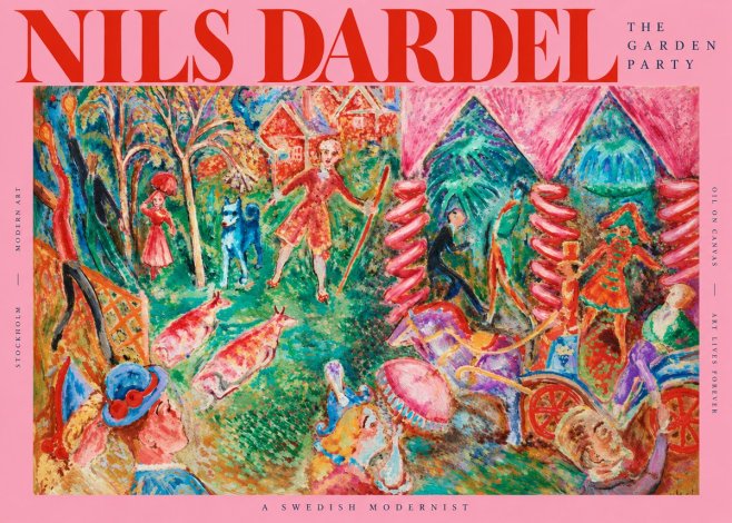 Nils Dardel The Garden Party No2 - Poszter
