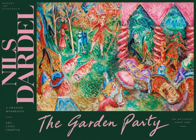 Nils Dardel The Garden Party No4 - Poszter