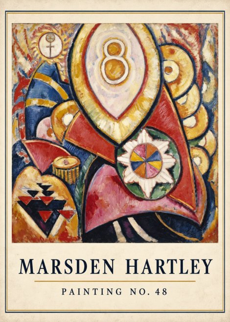 Marsden Hartley Painting No. 48 No4 - Poszter