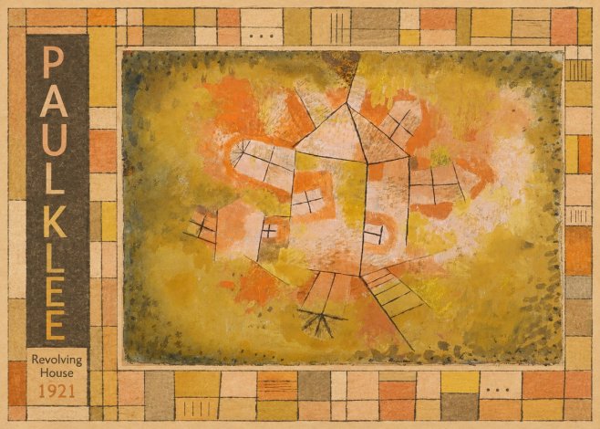 Paul Klee Revolving House No3 - Poszter