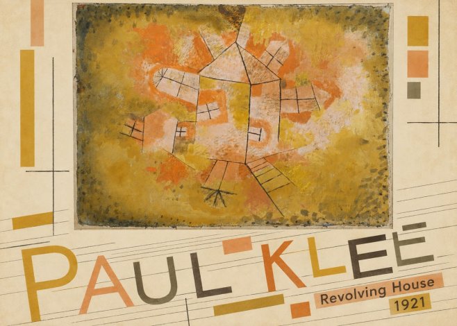 Paul Klee Revolving House No5 - Poszter