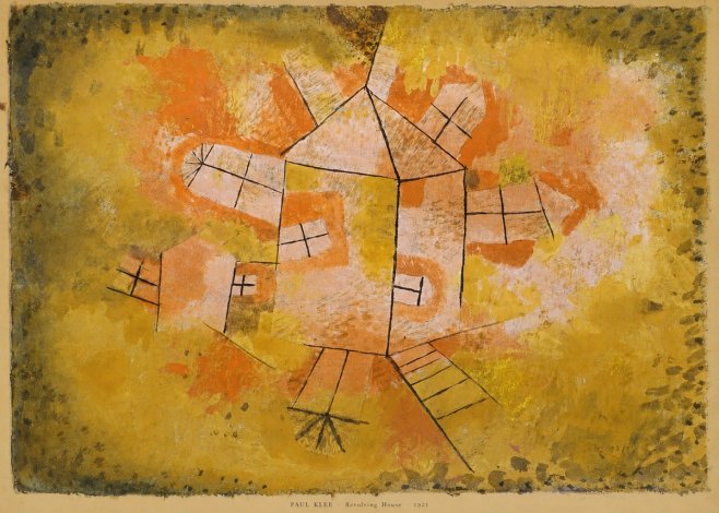 Paul Klee Revolving House No6 - Poszter