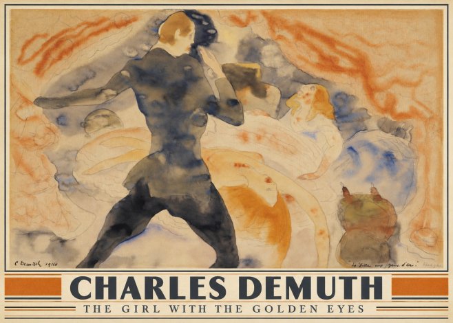 Charles Demuth The Girl with the Golden Eyes No4 - Poszter