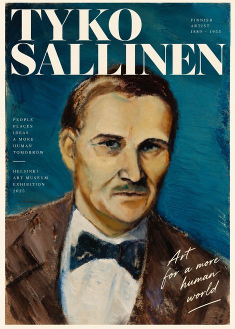 Tyko Sallinen Portrait of a Man I No5 - Poszter