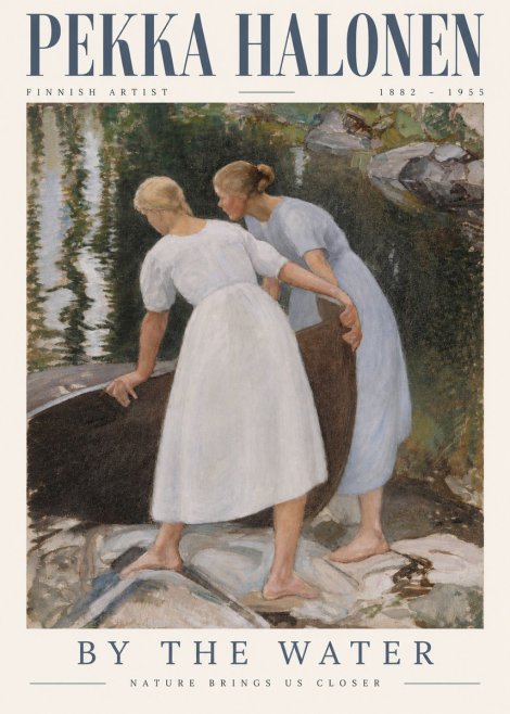 Pekka Halonen By the Water No3 - Poszter