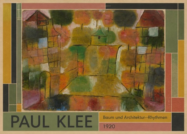 Paul Klee Baum Und Architektur--rhythmen No1 - Poszter