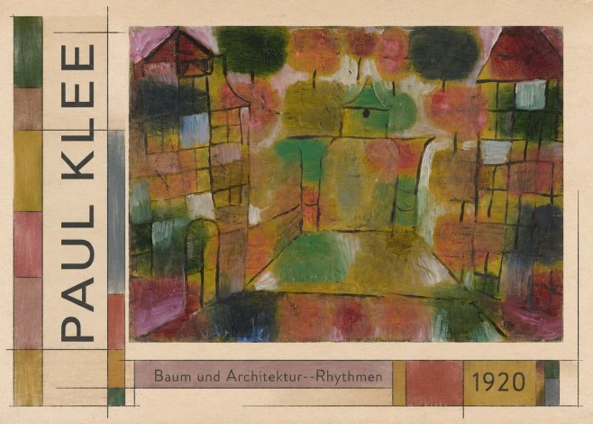 Paul Klee Baum Und Architektur--rhythmen No2 - Poszter