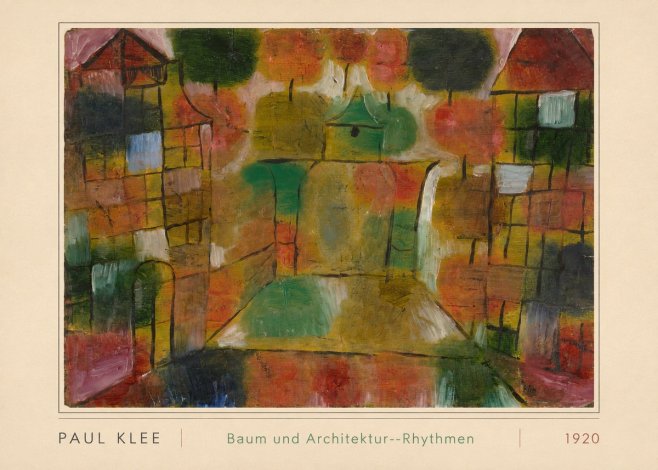 Paul Klee Baum Und Architektur--rhythmen No3 - Poszter