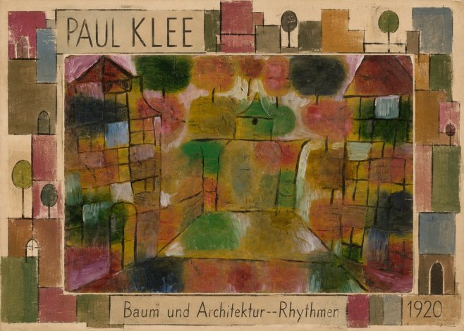 Paul Klee Baum Und Architektur--rhythmen No4 - Poszter