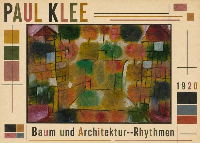 Paul Klee Baum Und Architektur--rhythmen No5 - Poszter