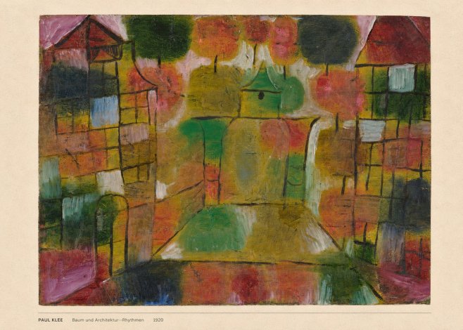 Paul Klee Baum Und Architektur--rhythmen No6 - Poszter