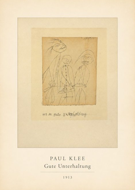 Paul Klee Gute Unterhaltung No4 - Poszter