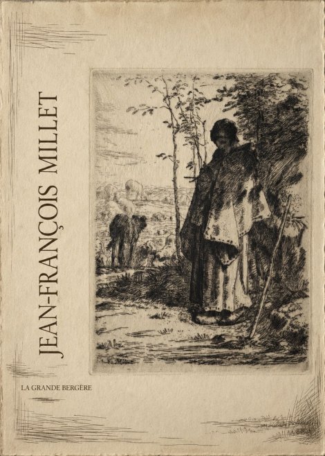 Jean-François Millet La Grande Bergère No2 - Poszter