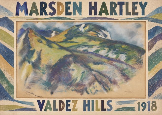 Marsden Hartley Valdez Hills No2 - Poszter