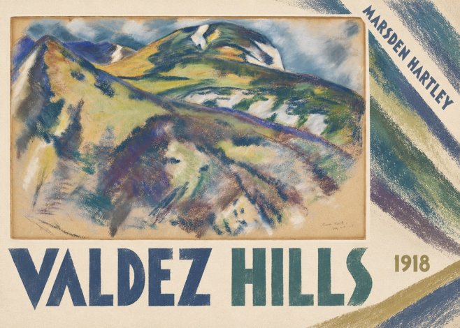 Marsden Hartley Valdez Hills No4 - Poszter