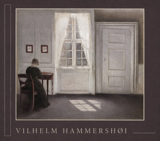 Vilhelm Hammershøi Interior with a Woman at a Table No4 - Poszter