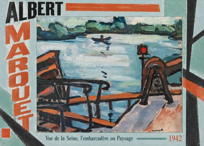 Albert Marquet Vue De La Seine, L'embarcadère Ou Paysage No4 - Poszter