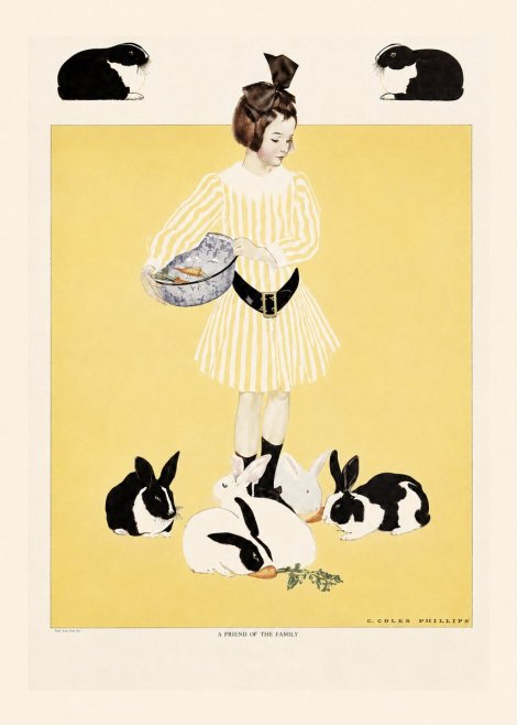 Coles Phillips A Friend of the Family No5 - Poszter